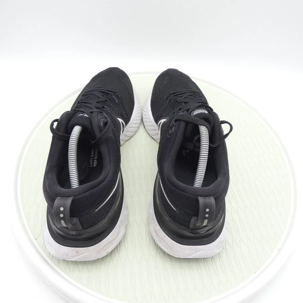 Nike React Infinity Run Flyknit 2 CT2357-002 Mens 12 Running Shoes Black Sneaker - Picture 5 of 10